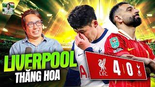 LIVERPOOL 4 - 0 TOTTENHAM: TỘI NGHIỆP GÀ TRỐNG, ANFIELD MỞ HỘI |  NHÀ BÁO ANH NGỌC REACTION 7/2