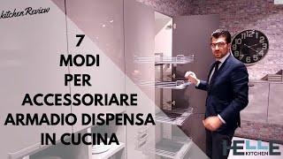 7 Modi per Accessoriare un Armadio a Colonna Dispensa in Una Cucina Moderna