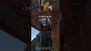 he didn't see me... #rustclips #rust #rustpc #rustpvp