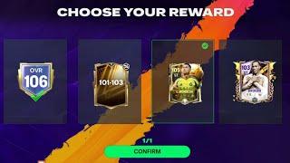 FC MOBILE 25 | FINALLY I REACHED 106 OVR ON MY FREE ACCOUNT + NEW 97-103 MARKET PICKS PACK OPENING!