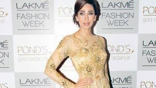 Karisma Kapoor walks for Lakme Fashion Week 2013