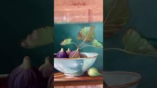 Figs in soft pastel #art #stillife #softpastelart #painting #patreon #artist