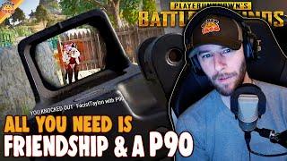 All You Need is Friendship & a P90 ft. HollywoodBob | chocoTaco PUBG Rondo Duos Gameplay