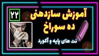 آموزش ساده سازدهنی دیاتونیک ده سوراخ - نت های پایه و آکورد