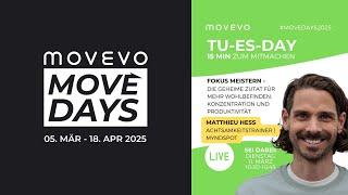 11.03.2025 10:30 Fokus meistern | Matthieu Hess (TuEsDay#1)