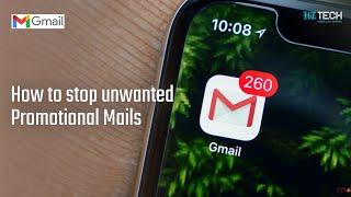 How to Stop Unwanted Promotional Emails in Gmail | Tech Primer | HT Tech