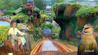 NEW! Tiana's Bayou Adventure Ride - The Princess & the Frog Themed Dark Water Ride | Disney Ride!