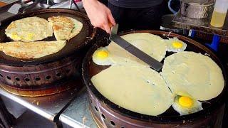 Handmade Omelet Pancake/手做粉漿蛋餅 - Taiwanese Traditional Food