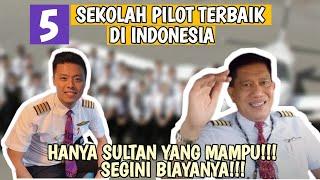 5 SEKOLAH PILOT DI INDONESIA || BIAYA SEKOLAH PILOT INDONESIA