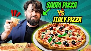 Epic Taste Test: Italian Pizza vs  Saudi Street Pizza in Jeddah Saudi Arabia