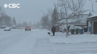 Snow arrives in Calgary, and there's more coming soon