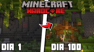 SOBREVIVI 100 DIAS EM UMA CAVERNA VERDEJANTE NO MINECRAFT