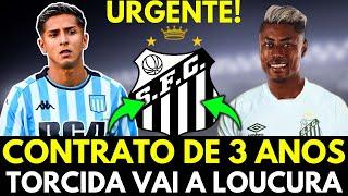 BOMBA! ELE DISSE SIM AO SANTOS! BAITA REFORÇO CHEGANDO! ÚLTIMAS NOTÍCIAS DO SANTOS FC!