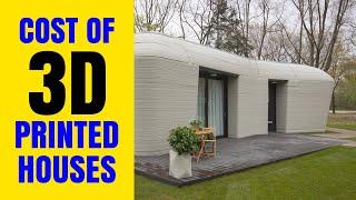 The COST Of A 3D PRINTED HOUSE In 2021