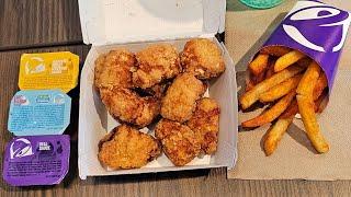 New Taco Bell Chicken Nuggets and All Three Sauces #tacobell #fastfood #foodreview #chickennuggets