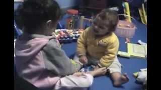 Baby Ian Mclaughlin laughling at Savannah.flv
