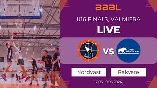 Stockholm Nordvast/FUBB Basket 2008 vs Rakvere 2008 | BBBL Boys U16 Final Stage | Challenge Cup