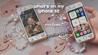 what’s on my iPhone SE  (2024) | my favorite apps, Widget, Home Screen and reviews | iOS 15 