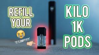 HOW TO REFILL KILO 1K PODS (2 Ways)