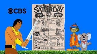 CBS Saturday Morning Line Up with bumpers and commercials (1981 Fall)