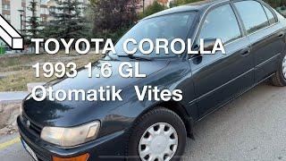 Toyota Corolla 1993 GL 1.6 Otomatik Vites Testi ( Efsane Kasa AE101 )