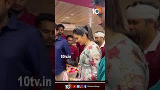 Sreemukhi Snapped At Autumn Salon Launch In SR Nagar #Sreemukhi #10tvet #youtubeshorts