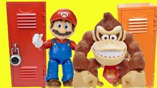 The Super Mario Bros Movie DIY Custom Back to School Locker Organization with Donkey Kong