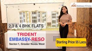 Trident Embassy Reso - 2/3/4 BHK Luxurious Flats in Greater Noida/Delhi NCR - Walkthrough