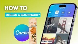 How to design a bookmark on Canva?