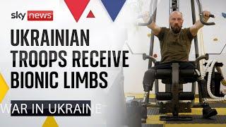 Ukraine war: How bionic limbs are helping Ukrainian troops injured in the war