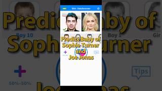 Predict Baby of Sophie Turner and Joe Jonas #shorts #babygenerator #sophieturner #joejonas #youtube