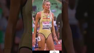 Diamond league Alica Schmidt vs Yuliya levchenko beautiful women's sports #shorts #youtubeshorts