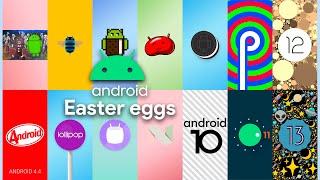 All Android Easter Egg | Android 1 - 13 | Every Version | Evolution