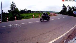 Cornering of Bike during Street Race by Rahat Unbound | #shorts