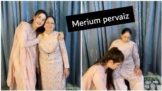 Merium pervaiz making a video with her mother in law ️
