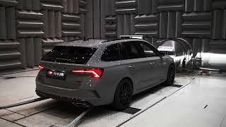 SKODA OCTAVIA RS with new REMUS SPORT EXHAUST for better sound and performance 