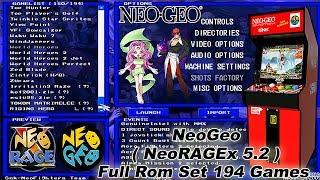 NeoGeo ( NeoRAGEx 5.2 ) Full Rom Set Complete Pack Download