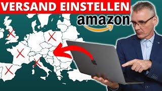 Amazon Versandeinstellung: Länder ein- und ausschließen (Wichtig für OSS und PAN-EU) | #439 | AMZPro