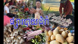 ផ្សារថ្មី បាយដំរាំ អ៊ូអរខ្លាំងណាស់ខែនេះសំបូរទាំងបន្លែនិងត្រីស្រែ​ ត្រីស្ទឹង ទស្សនាទេសភាពភូមិបាយដំរាំ