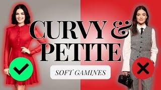 Short & Curvy? How to dress your body type | Soft Gamine | Petite Body Type  | Petite Outfits