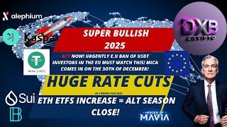  Urgent: EU Bans USDT! Act Before 30th -Gaming  | 2025 Mega Rate Cuts Supercharge Crypto Bull Run