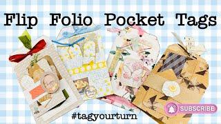 #TagYourTurn: Easy Flip Folio Pocket Tags | Beginner's Guide to Junk Journals