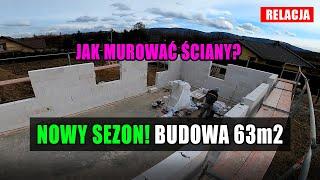 Jak murować ściany? Poradnik murowania ścian z gazobetonu. Murowanie ścian. cz.8