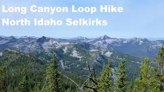 Long Canyon Loop Backpacking North Idaho Selkirk Mountains