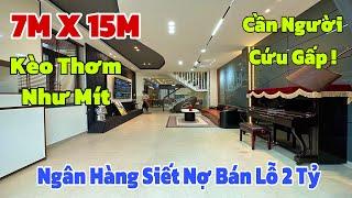 Ngân hàng siết nợ ! Cô Hoa đắng cay bán lỗ 2 tỷ biệt thự mini 7x15M tại Phạm Văn Bạch P12 Gò Vấp