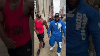 Elie champion & @NDO_CHAMP walking the streets of Ohio #bodybuilding #lifestyle #motivation