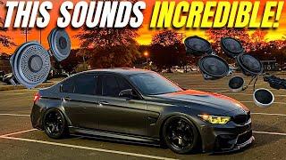 Bavsound Speaker and Sub Install On My F80 M3!! - WITH SOUND CLIPS!