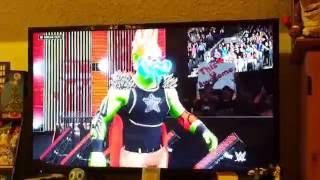 Blue Man Group outcast VS Baby Shrek (WWE 2K17)