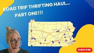 Thrifting Road Trip Part 1!  Community sales, yard sales, and other finds!!  Great haul!!