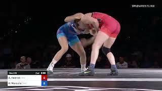 57 Kg Round 2 - Alexandra Hedrick, Titan Mercury Wrestling Club Vs Helen Maroulis, Sunkist Kids Wr